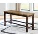 Sharlander Dark Brown 48" Counter Height Dining Bench