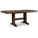 Sharlander Dark Brown 86" Extendable Rectangular Counter Height Dining Table