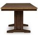 Sharlander Dark Brown 86" Extendable Rectangular Counter Height Dining Table