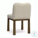 Tiara Cream Performance Basketweave Fabric Dining Chair