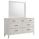 Andover White Rectangular Dresser Mirror
