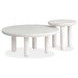 Sunset Cove Moonlight Pearl Round Nesting Cocktail Table