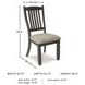 Tyler Creek Black And Gray Upholstered Side Chair Set of 2