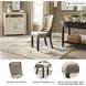 Tyler Creek Black And Gray Upholstered Host Chair Set of 2