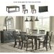 Tyler Creek Black And Gray Rectangular Dining Table