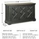 Tyler Creek Black And Gray Dining Room Server