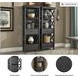 Tyler Creek Black And Gray Display Cabinet