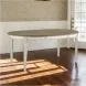 Realyn White Oval Extendable Dining Table