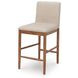Isanti Beige Upholstered Bar Stool Set of 2