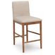 Isanti Beige Upholstered Bar Stool Set of 2