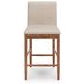 Isanti Beige Upholstered Bar Stool Set of 2