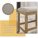 Havonplane Distressed Light Brown Pine Counter Height Bench