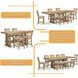 Havonplane Distressed Light Brown Pine Counter Height Stool Set Of 2