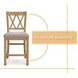 Havonplane Distressed Light Brown Pine Counter Height Stool Set Of 2