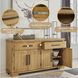 Havonplane Distressed Light Brown Pine Server