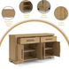 Havonplane Distressed Light Brown Pine Server