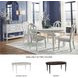 Montelaine Antique White Extendable Dining Table
