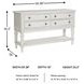 Montelaine Antique White Server