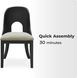 Rowanbeck Gray Upholstered Side Chair Set Of 2