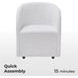 Rowanbeck Ivory Upholstered Arm Chair Set Of 2