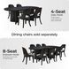 Rowanbeck Black Oval Dining Table