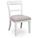 Chadworth White and Gray Upholstered Dining Chair Set of 2