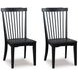 Chadworth Black Side Chair Set of 2