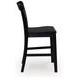 Chadworth Black Bar Stool Set of 2