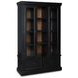 Chadworth Black and Brown 2 Glass Door Curio Cabinet