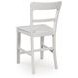 Chadworth White Bar Stool Set of 2
