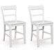 Chadworth White Bar Stool Set of 2