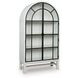 Chadworth White and Black 2 Glass Door Display Cabinet