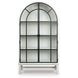 Chadworth White and Black 2 Glass Door Display Cabinet
