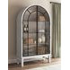 Chadworth White and Black 2 Glass Door Display Cabinet