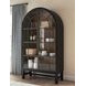 Chadworth Black and Brown 2 Glass Door Display Cabinet