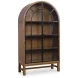 Chadworth Brown and Black 2 Glass Door Display Cabinet