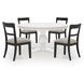 Basinger White 60" Round Dining Table