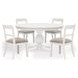 Basinger White 60" Round Dining Table