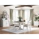 Basinger White 60" Round Dining Table