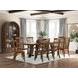 Basinger Brown and Black 98" Extendable Rectangular Dining Table