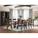 Basinger Brown and Black 98" Extendable Rectangular Dining Table
