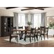 Chadworth Brown and Black 98" Extendable Rectangular Dining Table