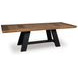Chadworth Brown and Black 98" Extendable Rectangular Dining Table