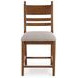 Chadworth Cream and Brown Upholstered Bar Stool Set of 2