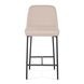 Sydney Taupe Performance Fabric Upholstered Counter Height Stool Set of 2