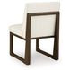 Brillynd Off White Performance Fabric Upholstered Dining Side Chair Set of 2