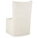 Brillynd Off White Performance Fabric Upholstered Wingback Dining Side Chair Set of 2