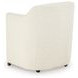 Brillynd Off White Performance Fabric Upholstered Dining Arm Chair Set of 2