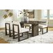 Brillynd Off White Performance Fabric Upholstered Dining Side Chair Set of 2