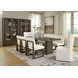 Brillynd Off White Performance Fabric Upholstered Dining Side Chair Set of 2